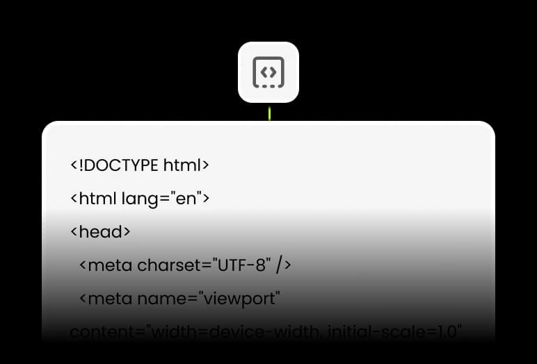 Wegic's film website builder automatically codes