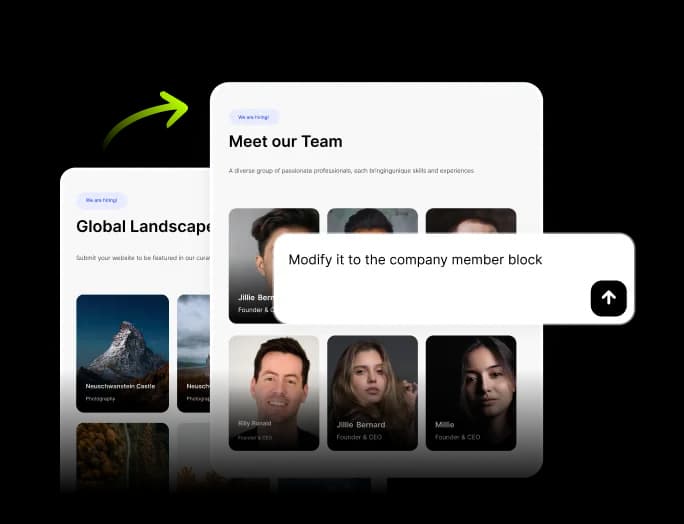 add necessary features to website using Wegic's AI film website builder